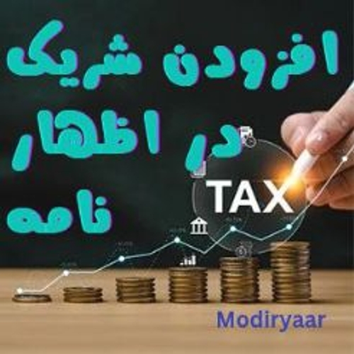 افزودن شریک در اظهارنامه